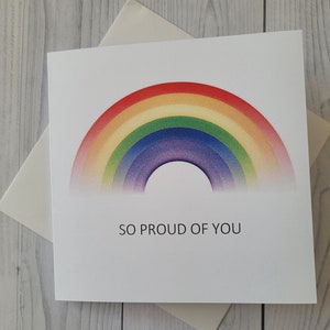 Coming Out Card, LGBT Cards, Gay Pride, Encouragement Cards, Proud Card, LGBTQ