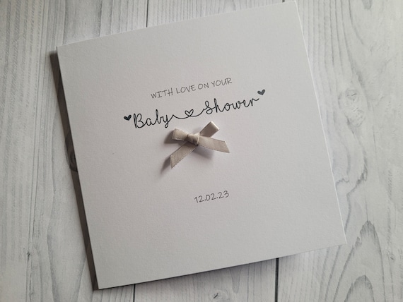 Baby shower card, New Arrival, Gender Neutral, Homemade