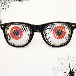 Halloween Sunglasses: Pixelated Eyeball Costume Glasses