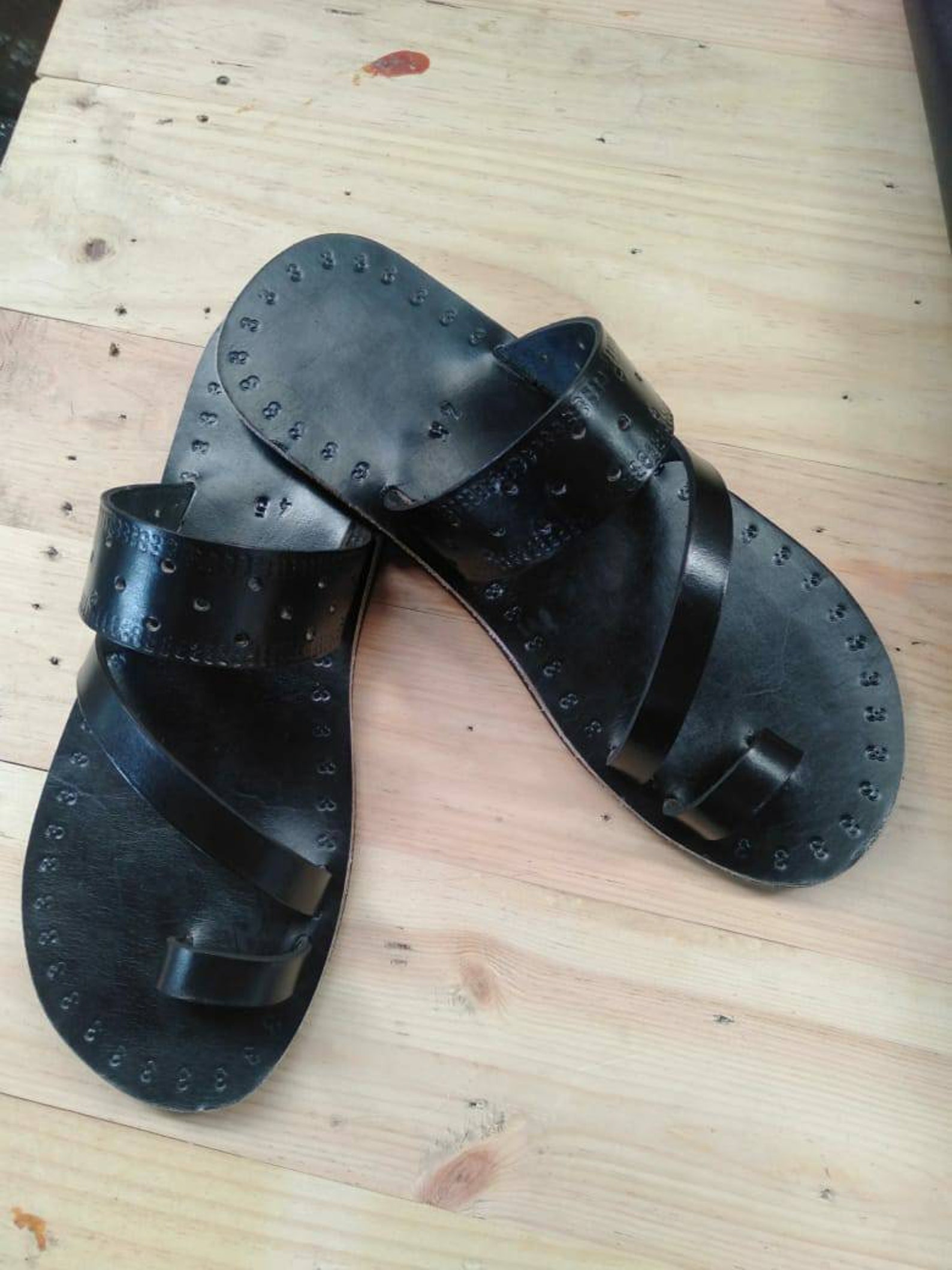 African Men's Sandals Maasai Leather Sandals Kenya Etsy