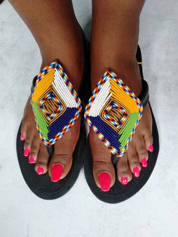 cute beaded sandals