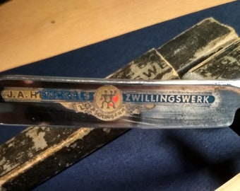 Vintage Straight Razor J.A.HENCKELS ZWILLINGSWERK.Solingen 50 1/2.
