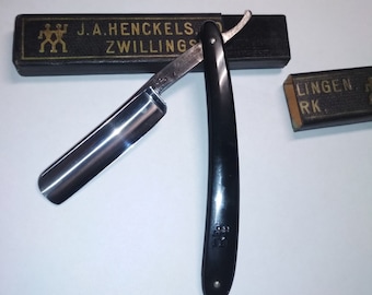 未使用？ ヘンケルス 72 1/2 Vintage Straight Razor J.A.HENCKELS Zwillingswerk.solingen