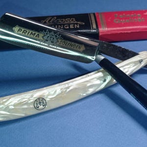Vintage straight razor Alcoso Solingen