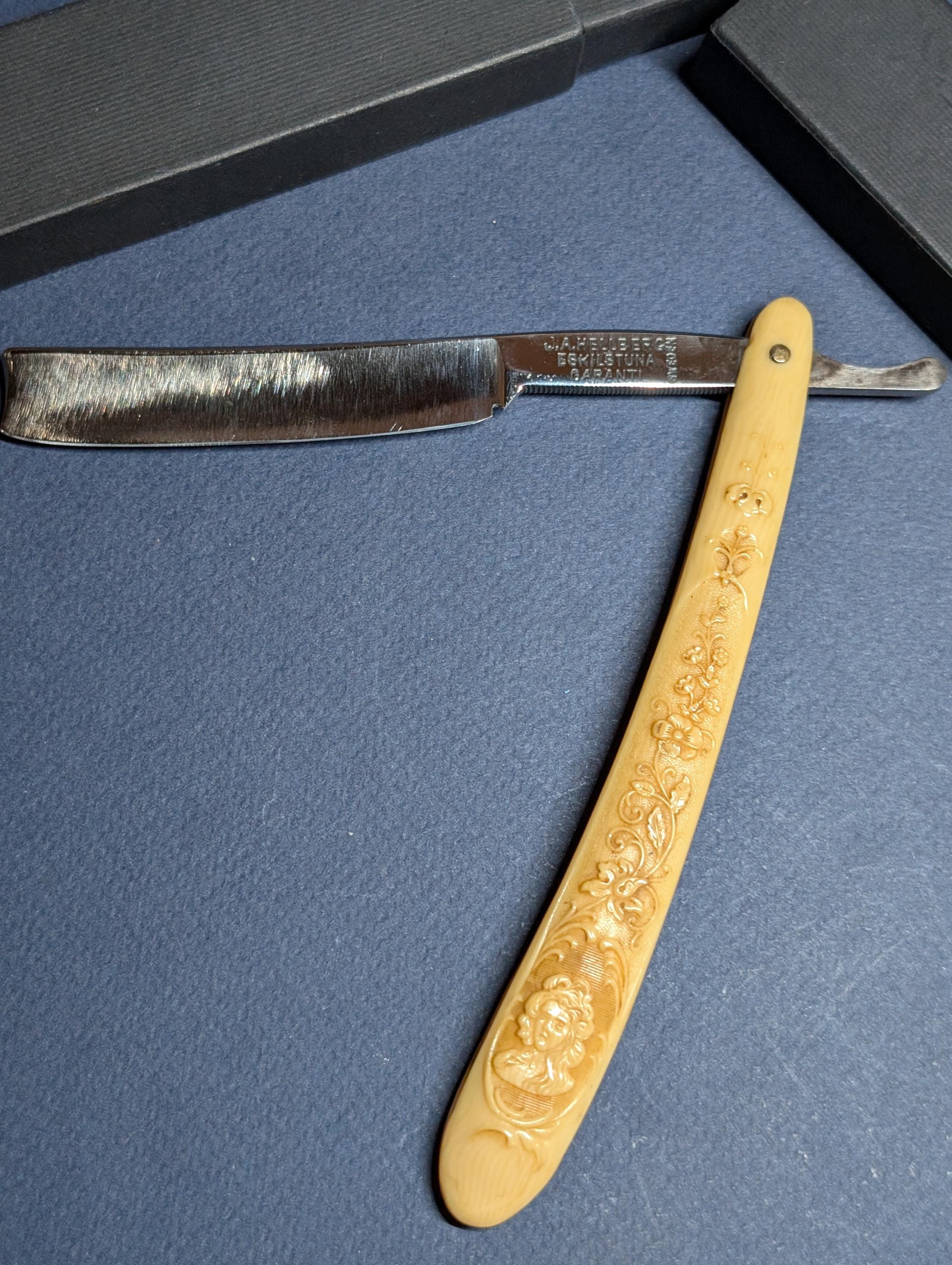 Straight Razor J.a.hellberg Eskilstuna Sweden Garanti - Etsy