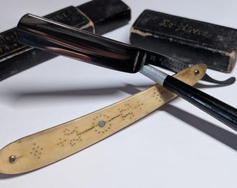Antique straight razor J.H. Becker Solingen