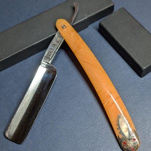 Vintage straight razor &quot;Krauss&quot; Solingen