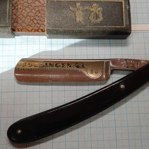 Vintage straight razor &quot;Tell&quot; Solingen