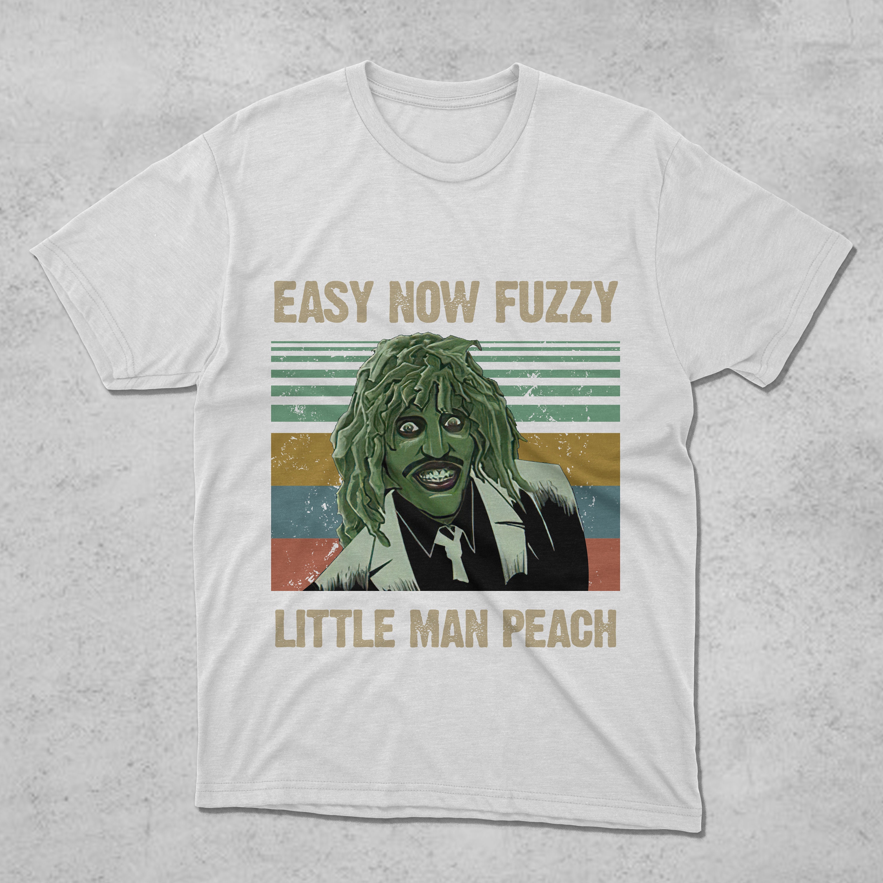Easy Now Fuzzy Little Man Peach the Mighty Boosh Tshirt Retro Etsy