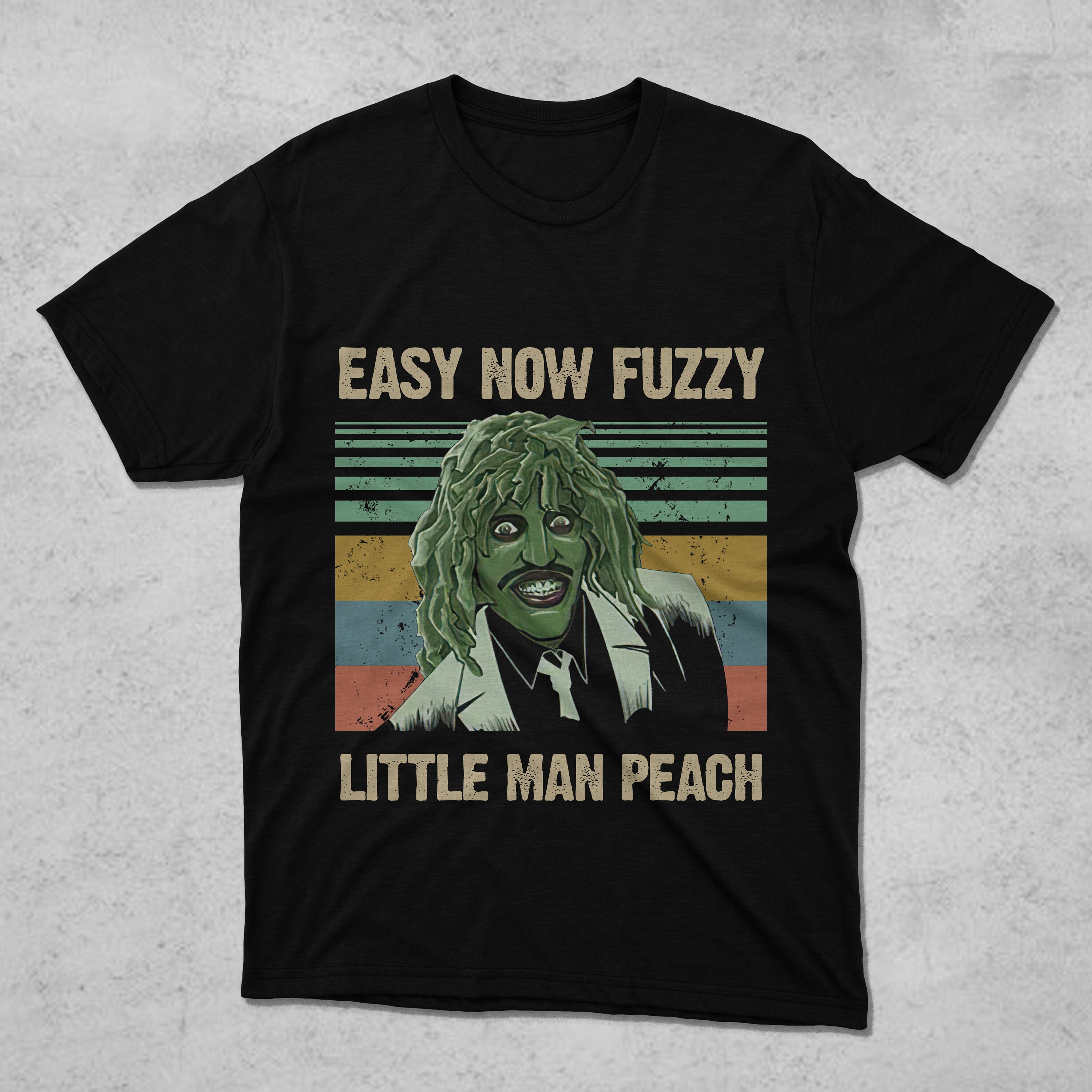 Easy Now Fuzzy Little Man Peach the Mighty Boosh Tshirt Retro Etsy