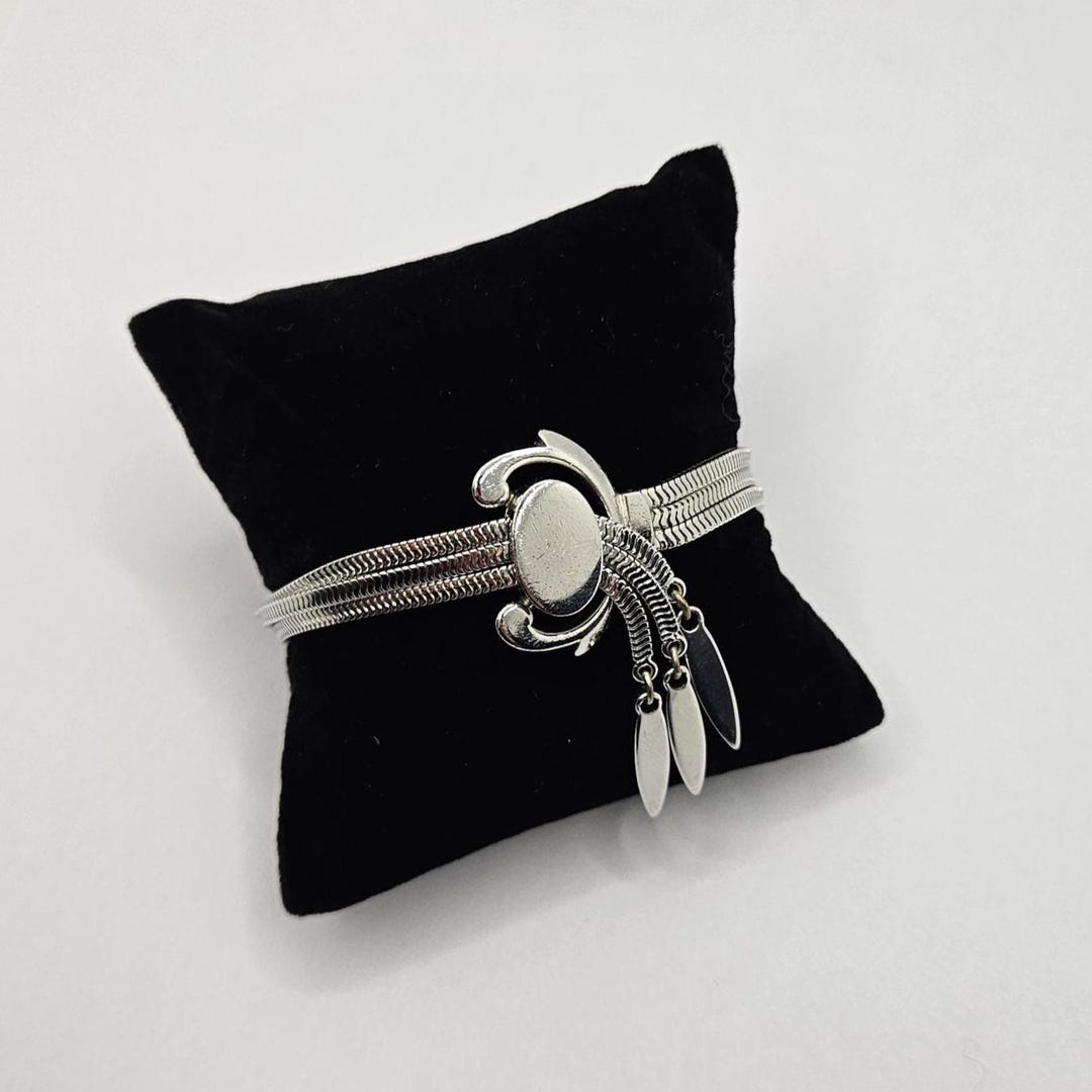 Ensemble De Supports De Bride Monroy – Argent Sterling – Vintage Mexique – 170g