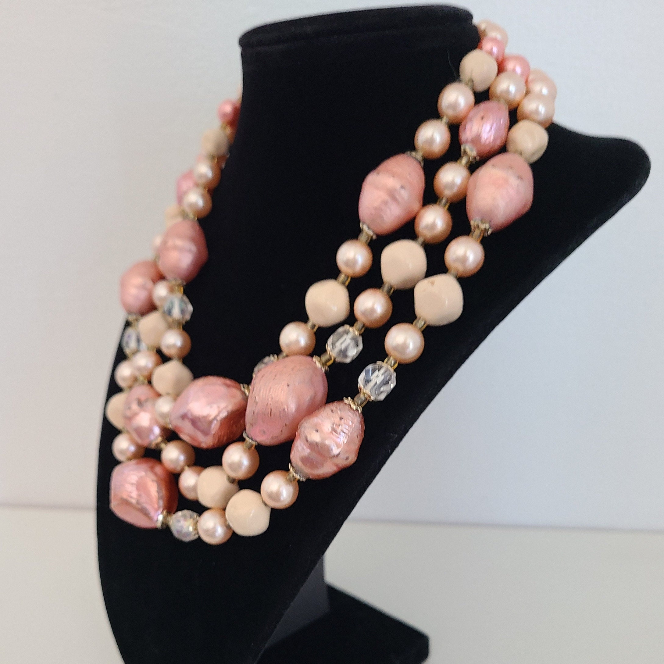 ネックレス・ペンダント [Rita monica] Beads Pearl Necklace Capri Keshi Pearl Necklace in 18k Gold Vermeil on Sterling