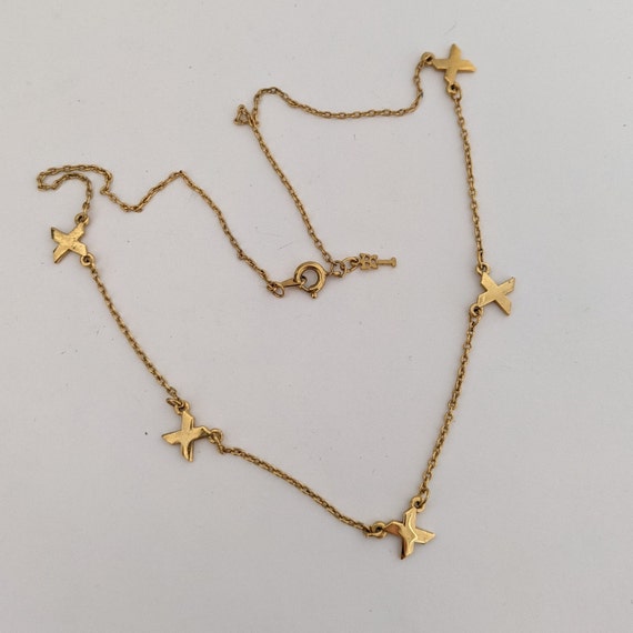 Vintage Trifari Necklace Chain Gold-tone - image 2