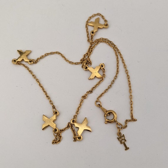 Vintage Trifari Necklace Chain Gold-tone - image 4