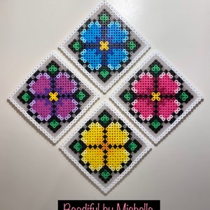 TROPICAL FLOWER COASTERS