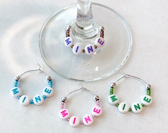 NEON LIGHTS wine charms