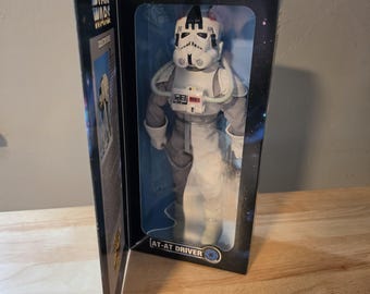 1997 Star Wars collector Series 12" AT-AT Driver Action Figure-Un-Opened Box
