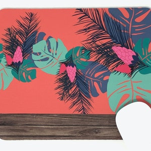 Decorative Mouse Pad - Chain of Monstera&#39;s - Non-slip Rubber mousepad - 4mm
