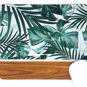 Decorative Mouse Pad - Tropical and Wood - Non-slip Rubber mousepad - 4mm