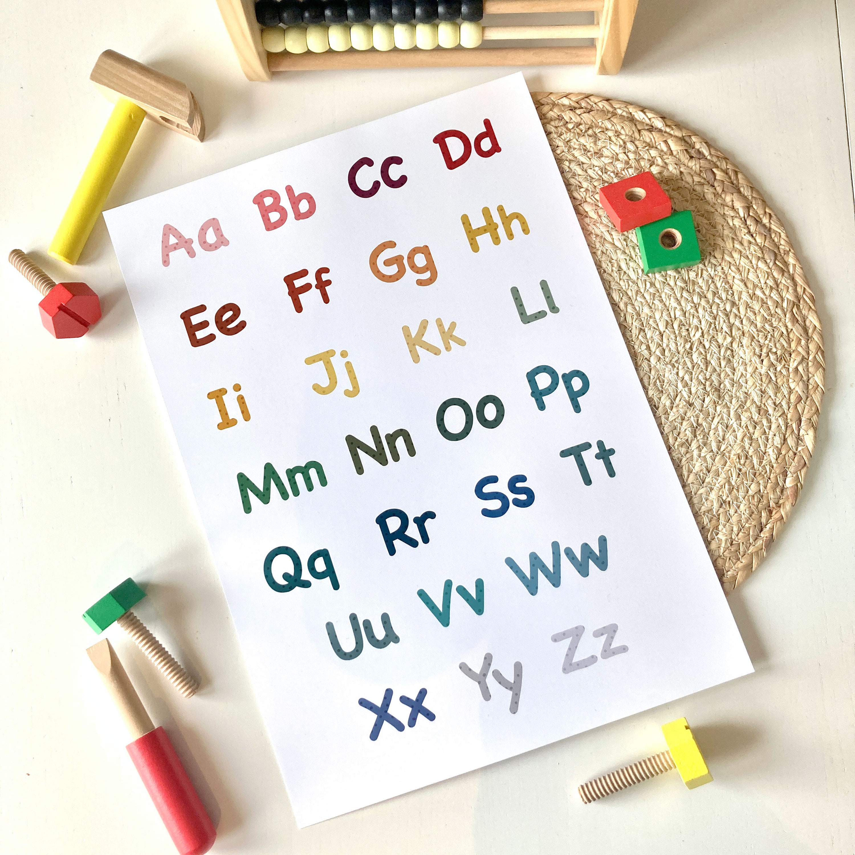Free! A3 & 8x10 Upper and Lowercase ABC Alphabet Poster Kindergarten  Preschool Educational Classroom PDF printable - reeah digitals's Ko-fi Shop  - Ko-fi ❤️ Where creators get support from fans through donations