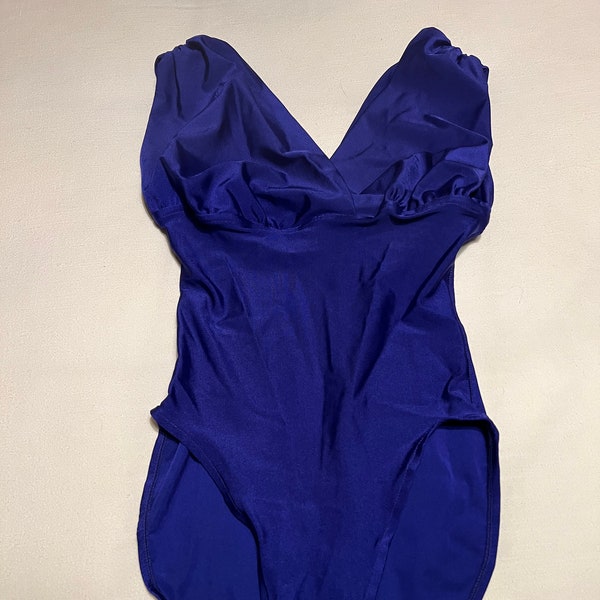 Bill Blass Vintage Swimsuit - Royal Blue