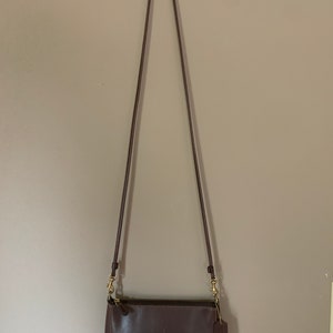 Coach Computer Bag Brown Leather Handbag Purse 9314 Made in 