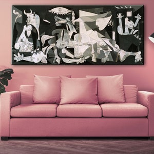Guernica di Picasso. Canvas Home Wall Decor. Crea il tuo Poster/Quadro su Tela o Carta fotografica.