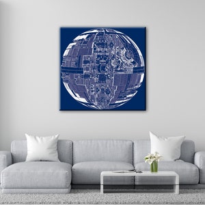 Star wars Death Star ispiration. Poster, Quadro, Tela o Carta fotografica, Canvas, Photographic paper.