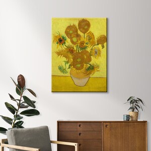 Vincent Van Gogh Girasoli. Crea il tuo Poster/Quadro su Tela o Carta fotografica. Canvas, Photographic paper.