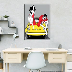 Lupin e Margot, una coppia di ladri. Scegli il tuo Poster o Quadro su Tela o Carta fotografica, Canvas, Photographic paper.