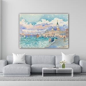 Venice (ca. 1903) by Henri-Edmond Cross. Poster o Quadro su Tela o Carta fotografica, Canvas..