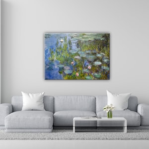Claude Monet's Water Lilies (1915). Poster o Quadro su Tela o Carta fotografica, Canvas..
