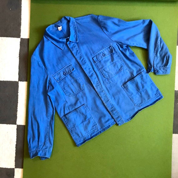 Vintage Workwear Utility Chore Jacket Size M