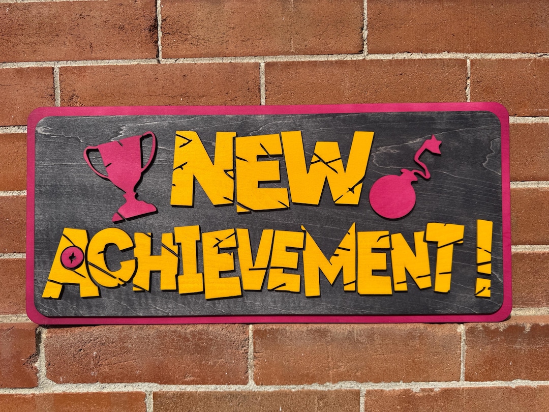 3D Wooden New Achievement Sign. Dungeon Crawler Carl - Etsy