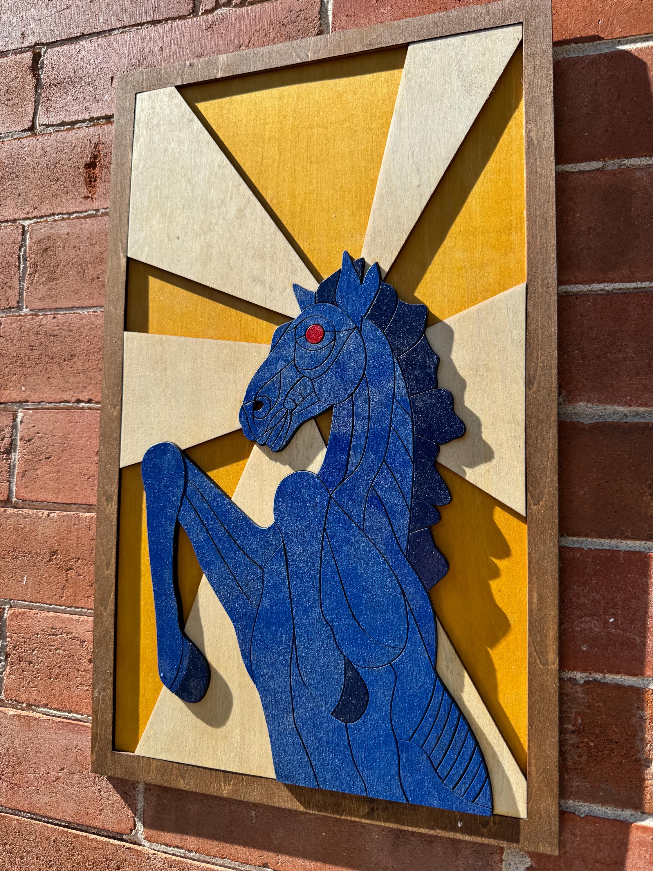 Rustic 3D Wooden BLUECIFER Denver Sign - Etsy
