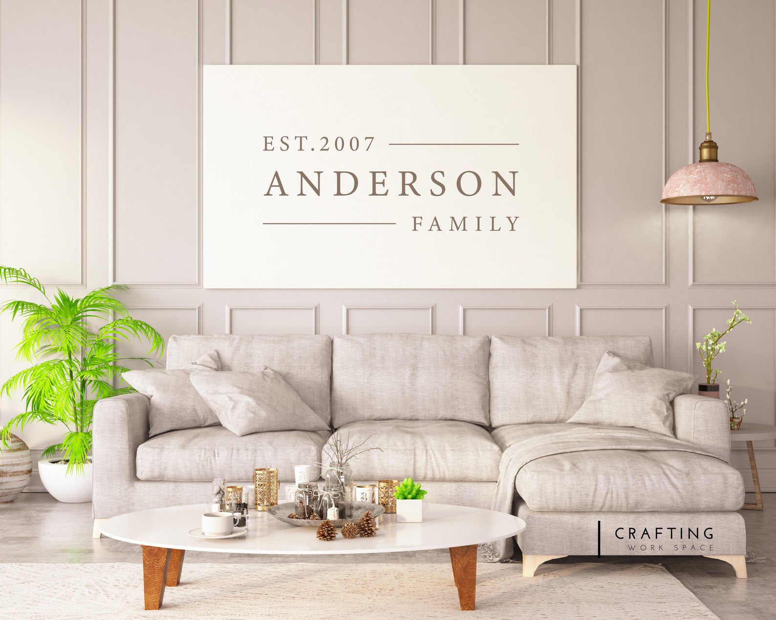 Download Personalized Family Last Name with Established Sign SVG | Etsy