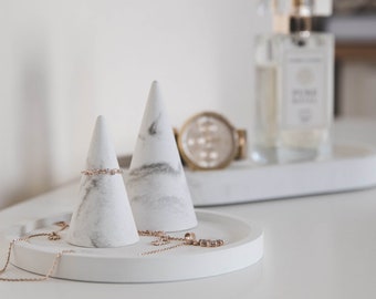 Concrete Ring Holder | Ring Cone | Jewellery Display |  Ring Display |  Jewellery Storage | Ring Stand | Valentine's Day Gift