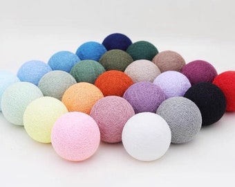 Temari balls - core balls/base balls with 24 colours, ready for embroidery