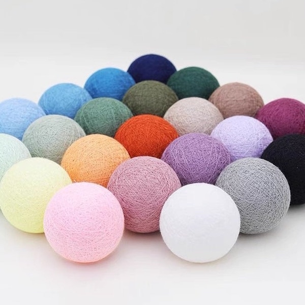 Temari balls - core balls/base balls with 24 colours, ready for embroidery