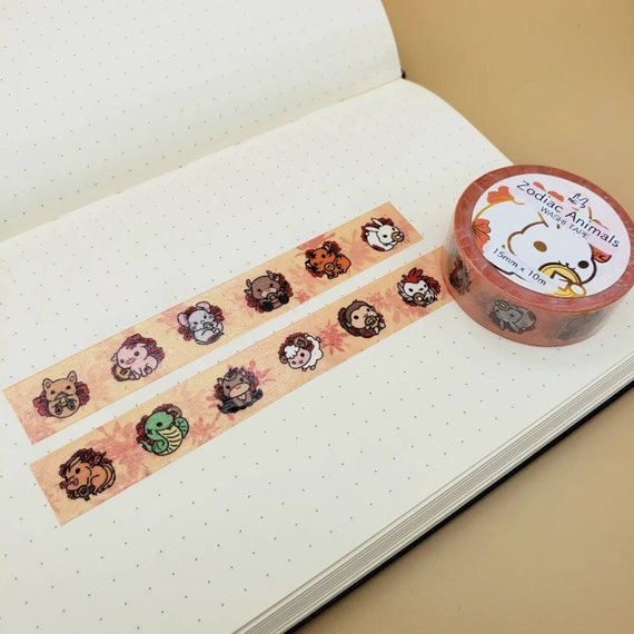 Lucky Flower Washi Tape Red