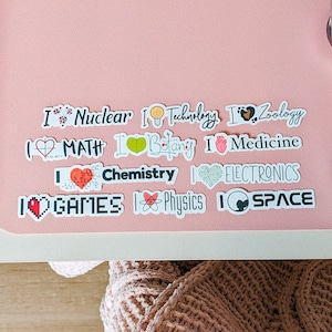 i Heart STEM Stickers **NEW STYLES**