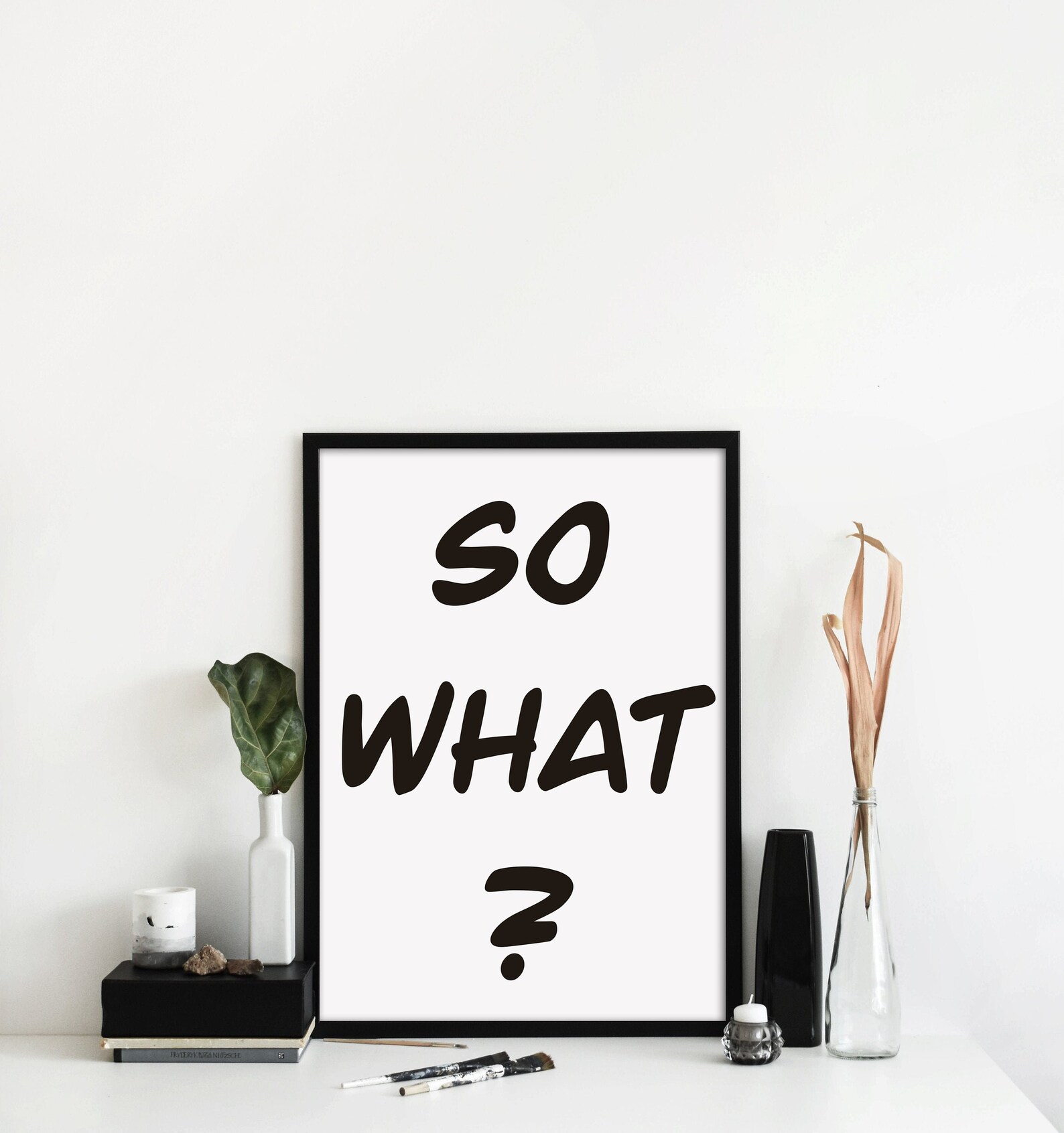 Typography printable wall art Typo Wall Art Printable Art Etsy