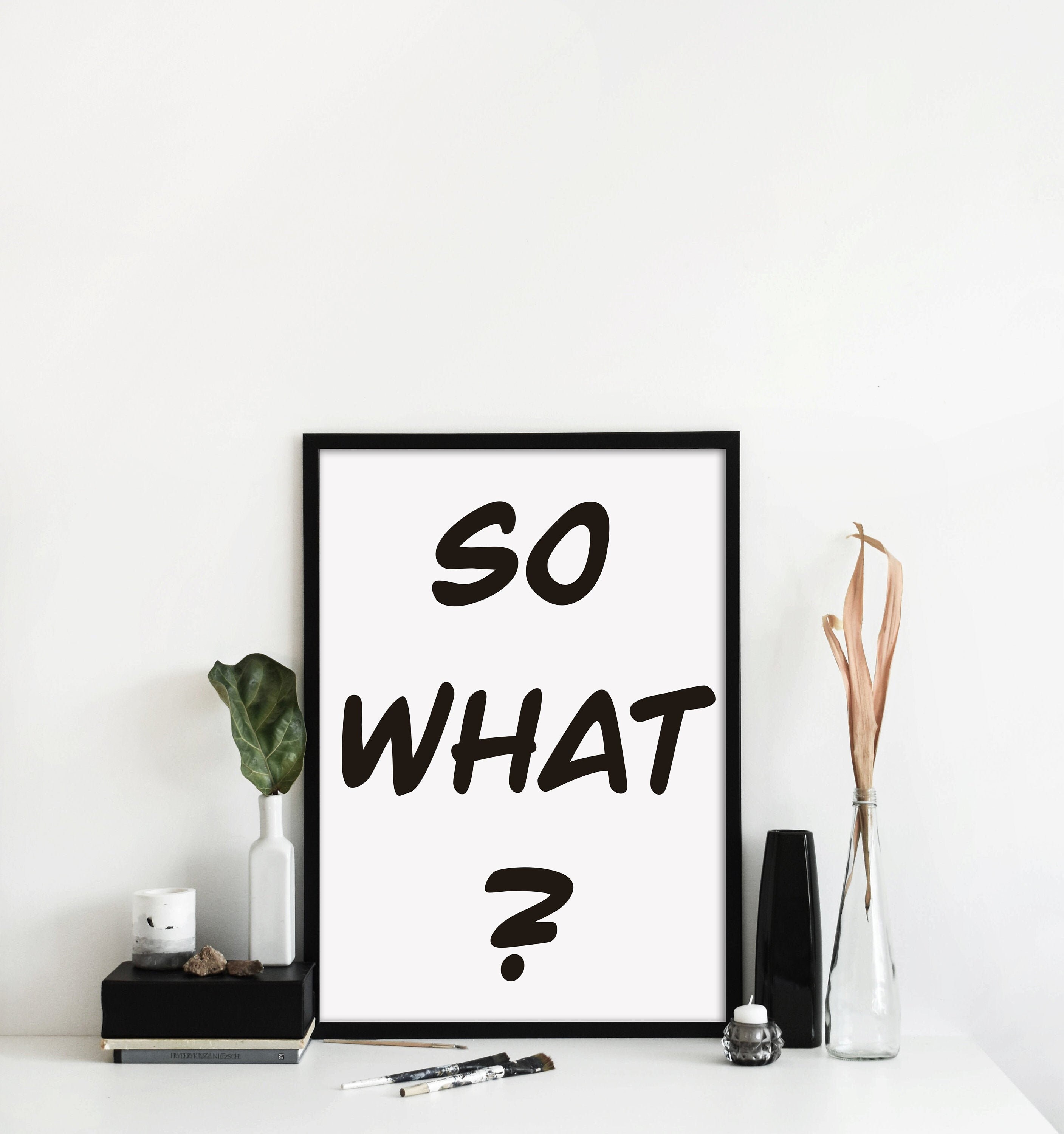 Typography Printable Wall Art Typo Wall Art Printable Art Etsy UK