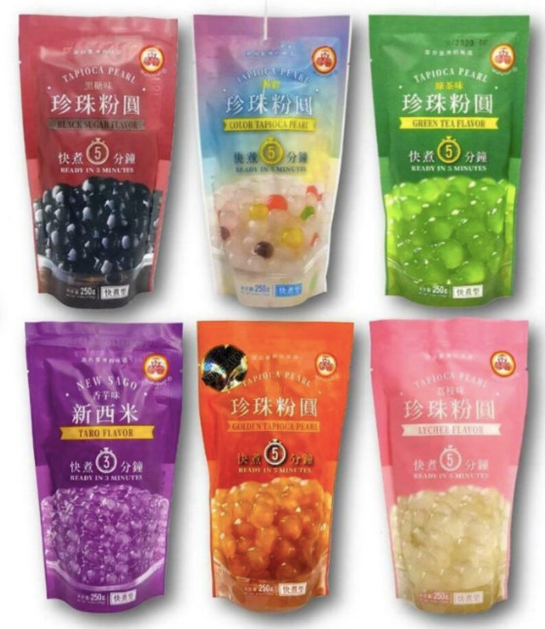 Tapioca Pearls Ready in 5 Minutes /Tapioca Pearls / Black Etsy