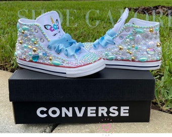blue unicorn converse