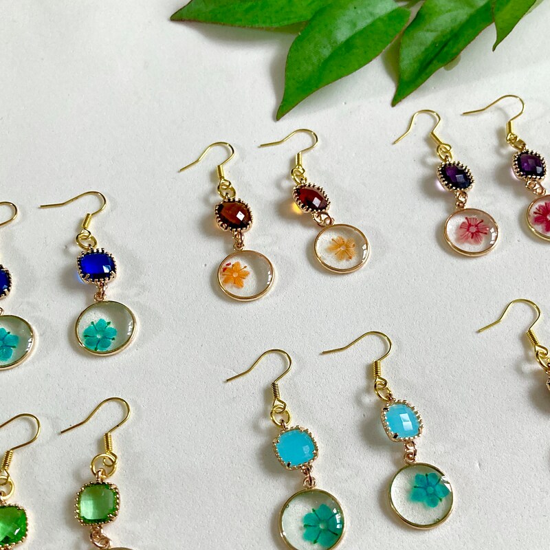 Unique Resin Ear Rings Handmade Earrings - Etsy