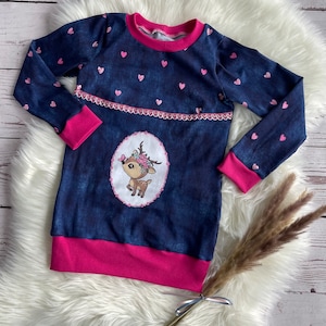 Sweater Rosalie deer size 104