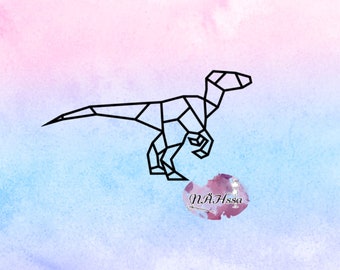 Dinosaurier - Bügelbild - Dino Bügelbild - Plott - Farbe frei wählbar