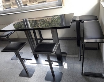 Bar table table stool corner seat design