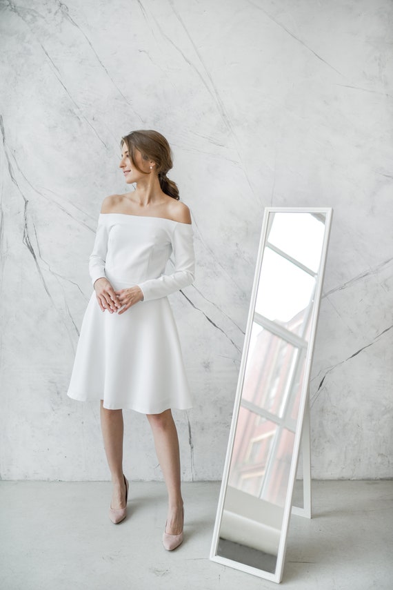 elegant civil wedding dresses